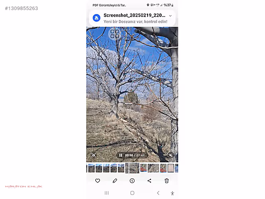 KEMER DE ŞEHİR MANZARALI 7500M2 İÇİNDE 50 KADAR YETİŞMİŞ CEVİZ - BURDUR KEMER fotoğraf 9