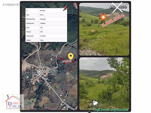 Kocaeli İzmit sarışeyh köyünde satılık tarla - KOCAELİ İZMİT fotoğraf 4
