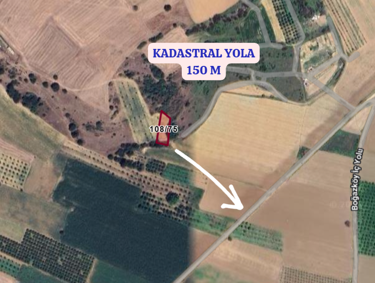 BURSA İNEGÖL BOĞAZ KÖYÜNDE 1.014  M² TARLA  SATILIKTIR - BURSA İNEGÖL fotoğraf 3