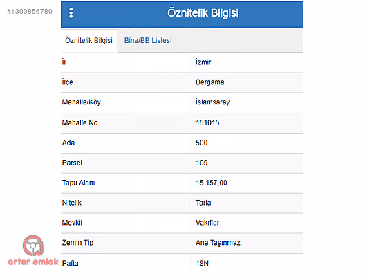 ARTER EMLAKTAN BERGAMA İSLAMSARAYDA 10.000 M² SATILIK TARLA - İZMİR BERGAMA fotoğraf 2