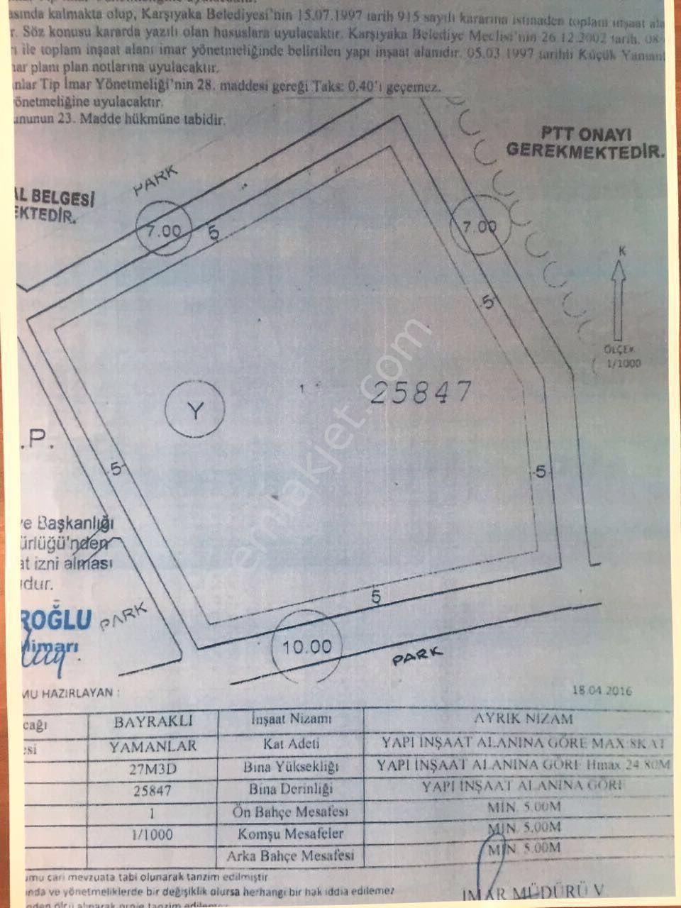 Bayraklı Körfez De 600 Daire İmarlı Satılık Arsa - İZMİR BAYRAKLI fotoğraf 3