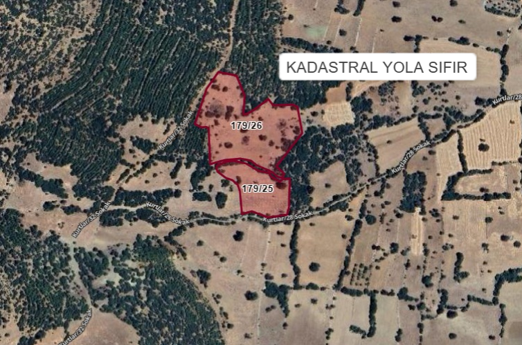 DENİZLİ ACIPAYAM KURTLAR KÖYÜ’NDE 11.739 M² TARLA SATILIKTIR - DENİZLİ ACIPAYAM fotoğraf 3