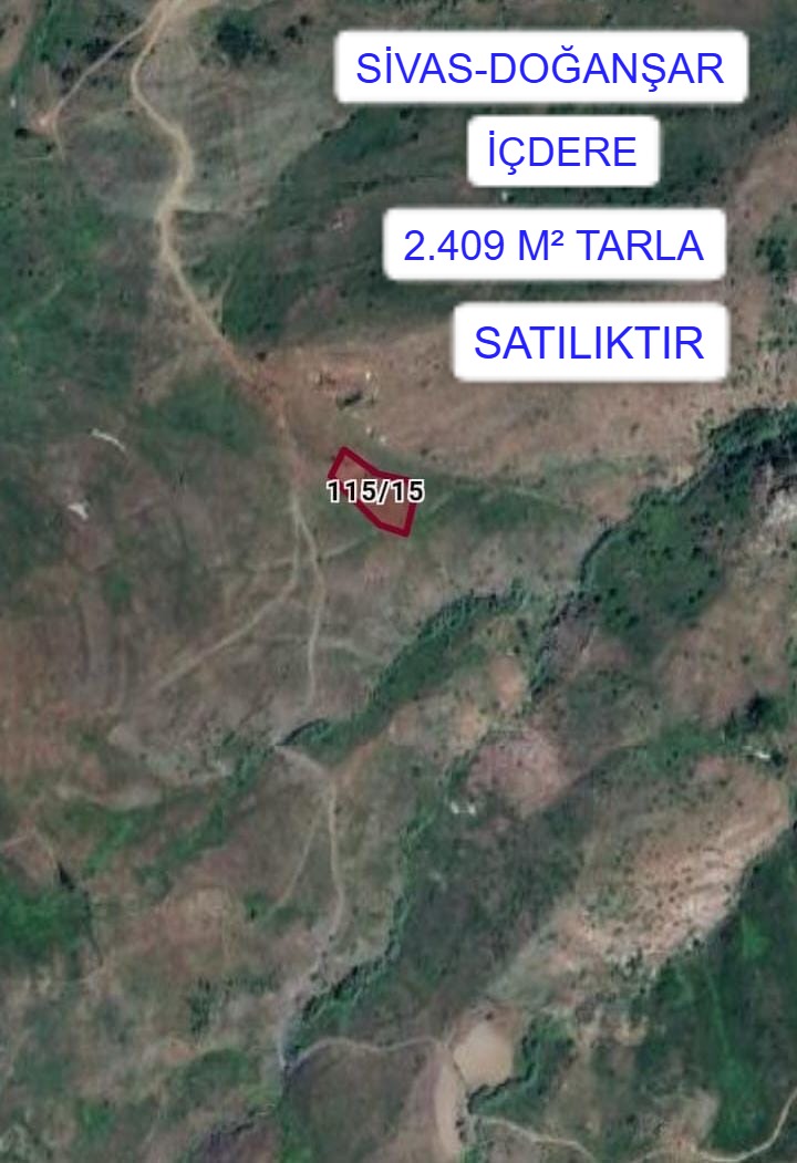 SİVAS DOĞANŞAR İÇDERE MAH. 2.409M² TARLA SATILIKTIR - SİVAS DOĞANŞAR fotoğraf 2