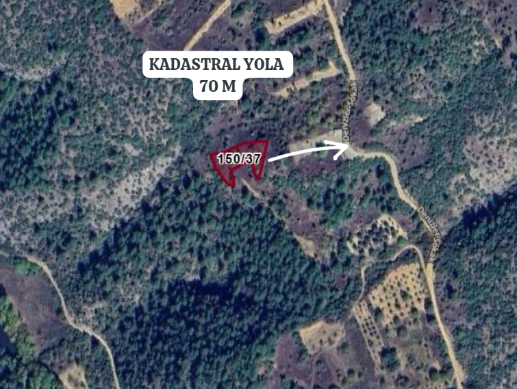 BURSA KELES DENİZLER   KÖYÜNDE 1.096 M² TARLA  SATILIKTIR - BURSA KELES fotoğraf 3