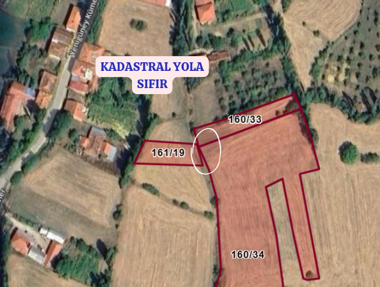 KÜTAHYA GEDİZ YENİGÜNEY  KÖYÜNDE 606   M² ARSA  SATILIKTIR - KÜTAHYA GEDİZ fotoğraf 4