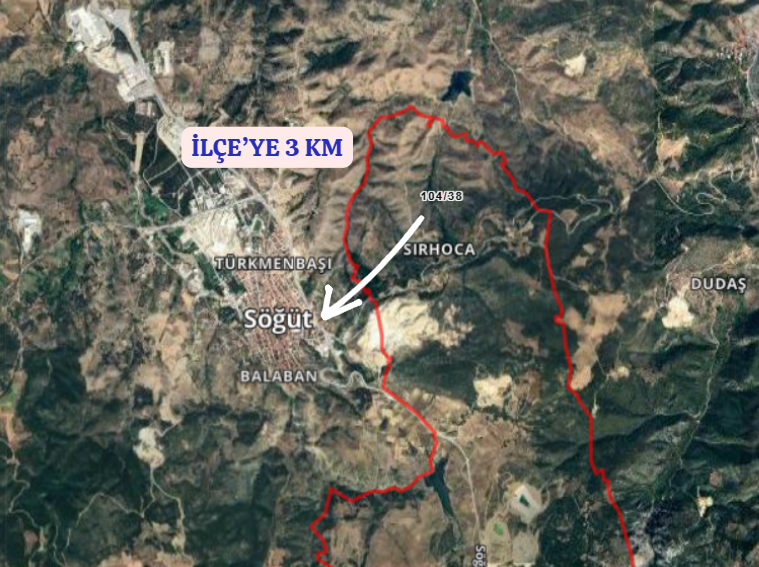 BİLECİK SÖĞÜT SIRHOCA  KÖYÜNDE 1.036  M² BAĞ   SATILIKTIR - BİLECİK SÖĞÜT fotoğraf 5