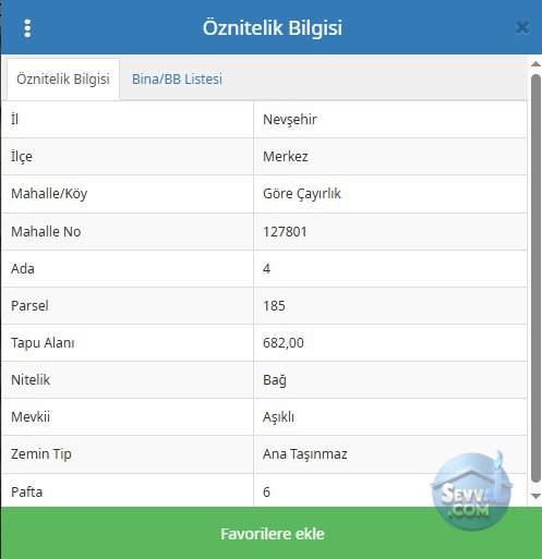 NEVŞEHİR MERKEZ GÖRE DE 682 M² BAĞIMIZ SATILIKTIR - NEVŞEHİR MERKEZ fotoğraf 2