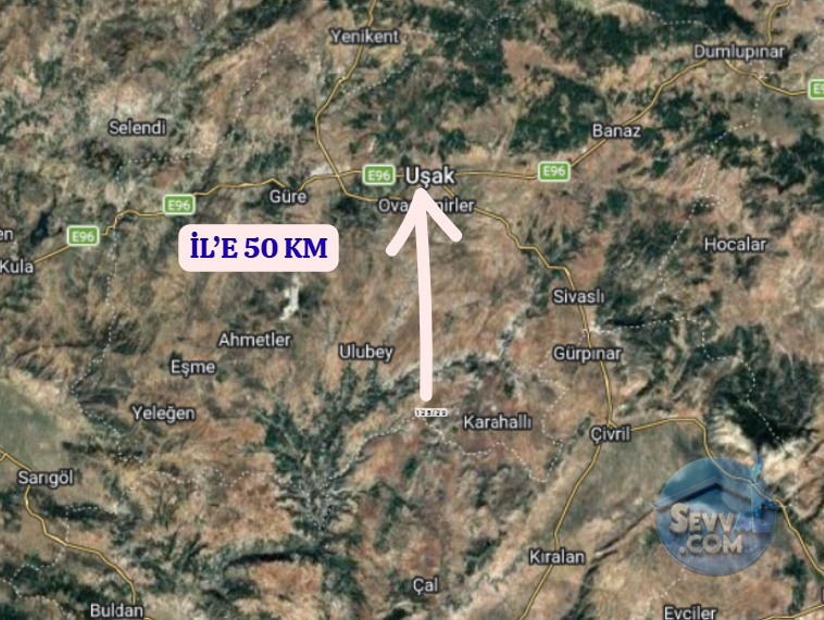 UŞAK KARAHALLI BEKİ  KÖYÜNDE 1.707 M²  TARLA  SATILIKTIR - UŞAK KARAHALLI fotoğraf 6