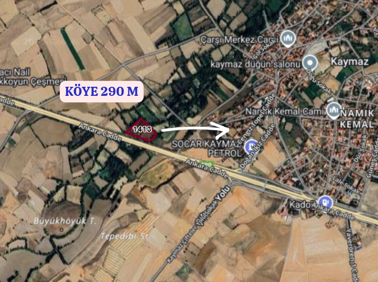 ESKİŞEHİR SİVRİHİSAR KAYMAZ   KÖYÜNDE 10.740  M²  TARLA SATILIKTIR - ESKİŞEHİR SİVRİHİSAR fotoğraf 4