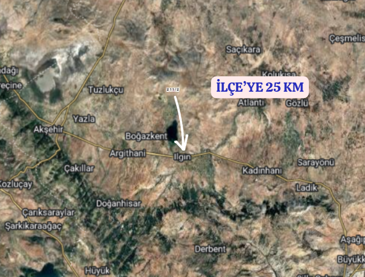 KONYA ILGIN GÖLYAKA  KÖYÜNDE 40.432 M²  TARLA  SATILIKTIR - KONYA ILGIN fotoğraf 5