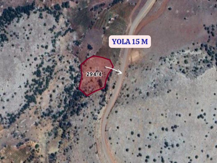 KONYA HADİM YUKARIEŞENLER   KÖYÜNDE 4.762  M²  TARLA SATILIKTIR - KONYA HADİM fotoğraf 3