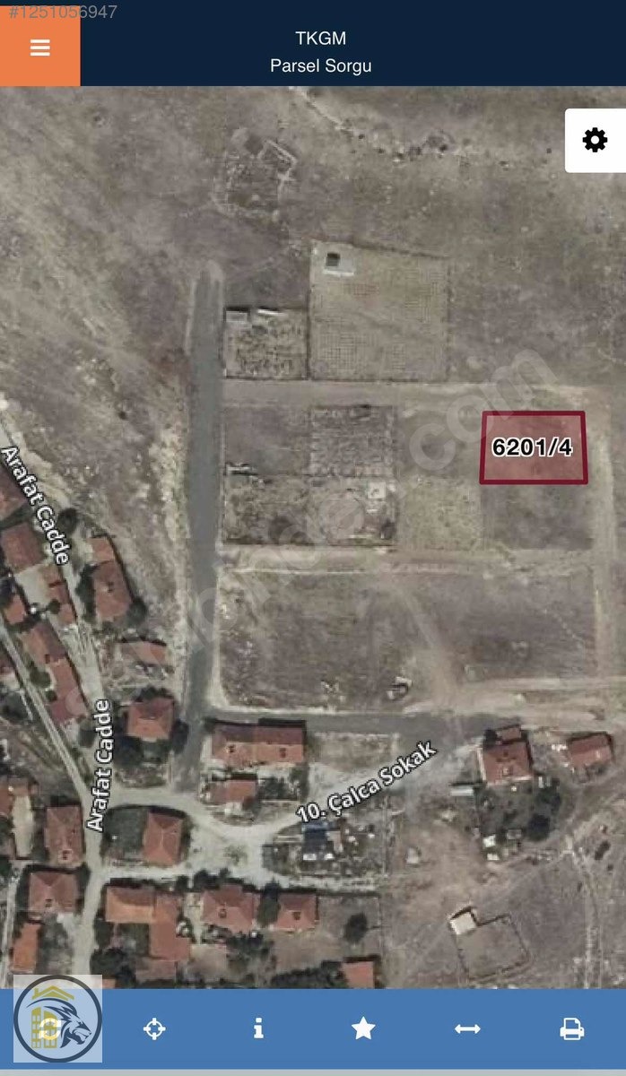 ASLAN EMLAK'TAN ÇALCA'DA SATILIK 585m2 ARSA - KÜTAHYA MERKEZ fotoğraf 2