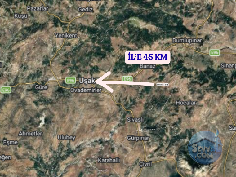 UŞAK BANAZ İMREZ  KÖYÜNDE 2.794 M²  TARLA  SATILIKTIR - UŞAK BANAZ fotoğraf 6