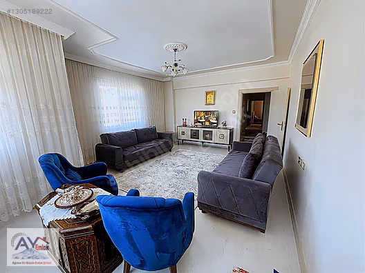 YAVUZ MAH. KUZEY-BATI CEPHELİ 3.KATI 145M2 3+1 SATILIK DAİRE - AĞRI MERKEZ fotoğraf 3