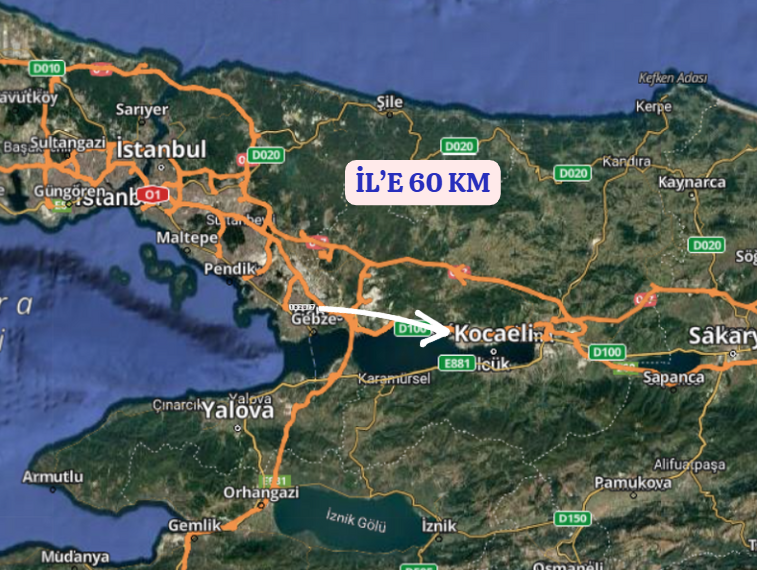 KOCAELİ ÇAYIROVA AKSE  KÖYÜNDE   181  M²  ARSA  SATILIKTIR - KOCAELİ ÇAYIROVA fotoğraf 6