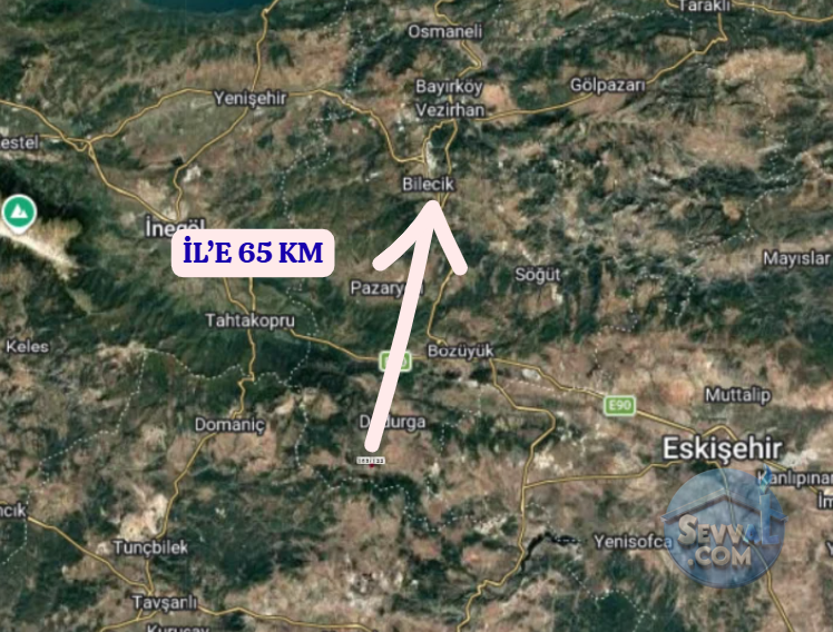 BİLECİK BOZÜYÜK YENİÜREĞİL  KÖYÜNDE  1.657 M² TARLA  SATILIKTIR - BİLECİK BOZÜYÜK fotoğraf 7