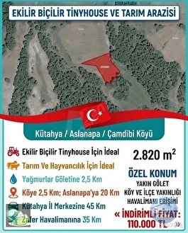Aslanapa Çamdibinde Gölete Yakın, Orman Komşusu Fırsat Arazi - KÜTAHYA ASLANAPA fotoğraf 9