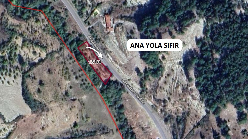 KÜTAHYA GEDİZ E.GEDİZ 883 M² TARLA SATILIKTIR - KÜTAHYA GEDİZ fotoğraf 4