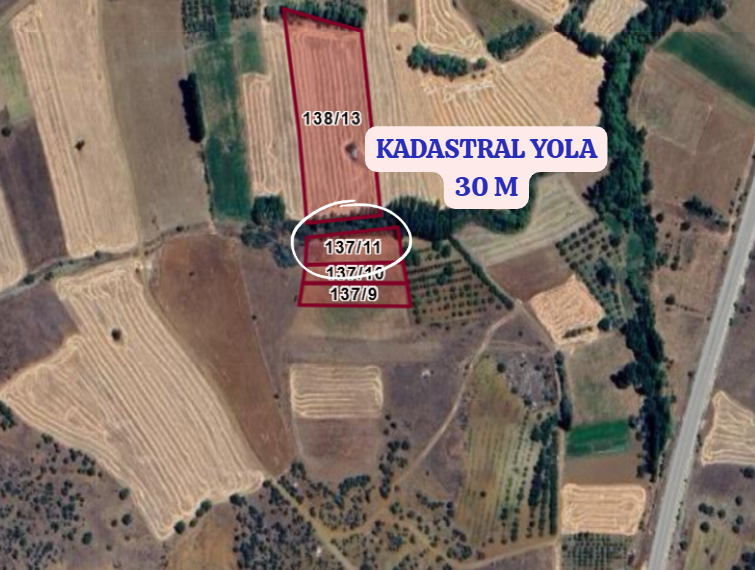KONYA GÜNEYSINIR MEHMETALİ  KÖYÜNDE 1.296 M²  TARLA  SATILIKTIR - KONYA GÜNEYSINIR fotoğraf 3