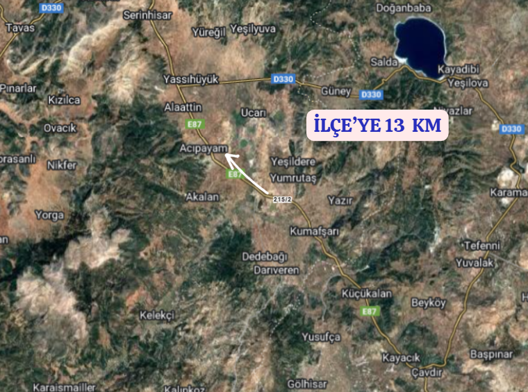 DENİZLİ ACIPAYAM YUMRUTAŞ  MAHALLESİ  5.679  M²  TARLA  SATILIKTIR - DENİZLİ ACIPAYAM fotoğraf 6