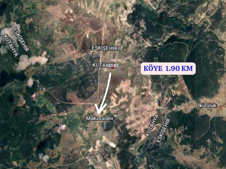 KÜTAHYA MERKEZ MAKASALANI  KÖYÜ’NDE 8.894 M² TARLA SATILIKTIR  - KÜTAHYA MERKEZ fotoğraf 4