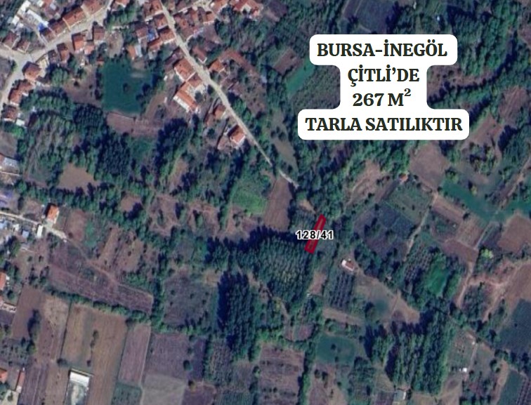 BURSA-İNEGÖL  ÇİTLİ’DE 267 M²  TARLA SATILIKTIR - BURSA İNEGÖL fotoğraf 2