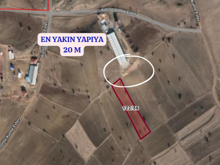 ANKARA ÇUBUK KIZILÖZ KÖYÜNDE  3.086 M²  TARLA SATILIKTIR. - ANKARA ÇUBUK fotoğraf 3