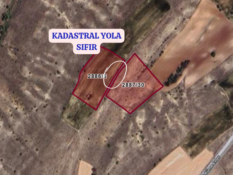 ESKİŞEHİR SİVRİHİSAR KADINCIK  KÖYÜNDE 8.413 M²  TARLA  SATILIKTIR - ESKİŞEHİR SİVRİHİSAR fotoğraf 3
