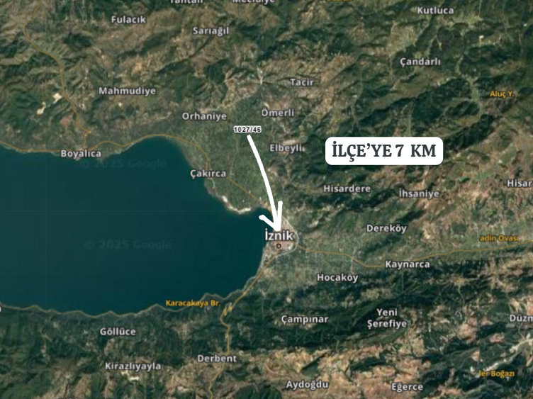 BURSA İZNİK ÖMERLİ  KÖYÜNDE 54 M² BAĞ  SATILIKTIR - BURSA İZNİK fotoğraf 8