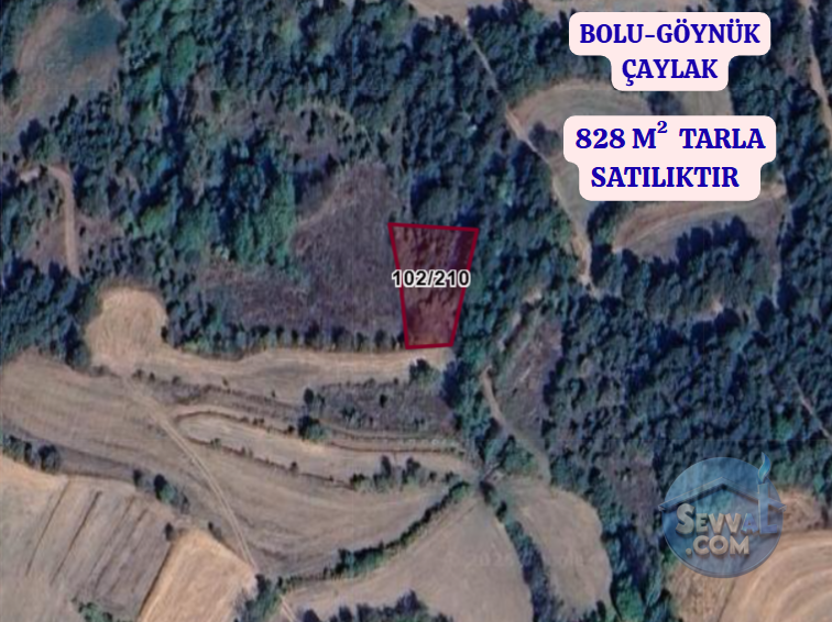 BOLU GÖYNÜK ÇAYLAK  KÖYÜNDE  828 M²  TARLA  SATILIKTIR - BOLU GÖYNÜK fotoğraf 2