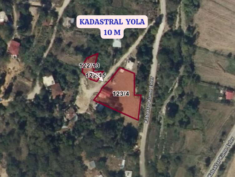 KAHRAMANMARAŞ ANDIRIN KABAKLAR KÖYÜNDE 260 M²  BAHÇE SATILIKTIR - KAHRAMANMARAŞ ANDIRIN fotoğraf 4