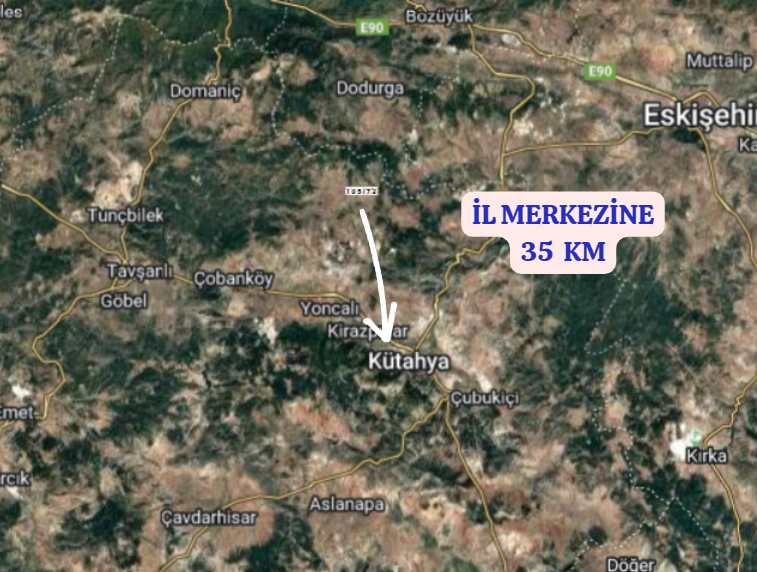 KÜTAHYA MERKEZ EYNEGAZİ   KÖYÜNDE 2.037  M²   TARLA SATILIKTIR - KÜTAHYA MERKEZ fotoğraf 5