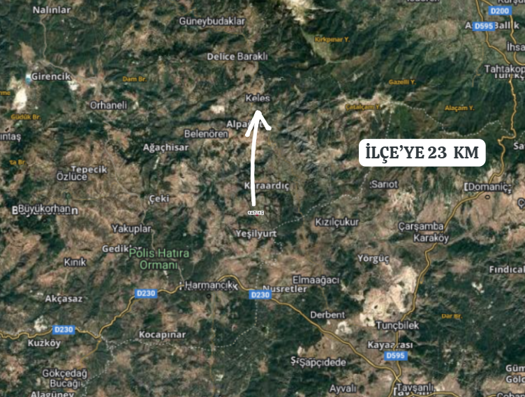 BURSA KELES BAŞAK  KÖYÜNDE 2.764 M² TARLA  SATILIKTIR - BURSA KELES fotoğraf 5