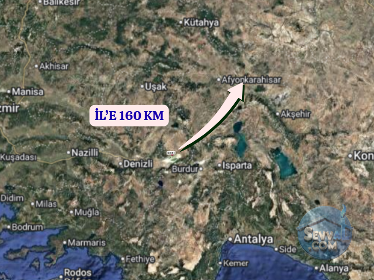 AFYONKARAHİSAR DAZKIRI AŞAĞIYENİCE  KÖYÜNDE 1.222 M²  TARLA  SATILIKTIR - AFYONKARAHİSAR DAZKIRI fotoğraf 6