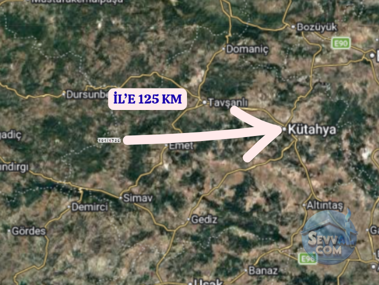 KÜTAHYA SİMAV HASANÖREN  KÖYÜNDE  1.099 M² TARLA  SATILIKTIR - KÜTAHYA SİMAV fotoğraf 6