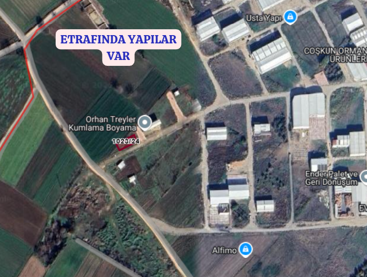 BURSA M.KEMAL PAŞA  YALINTAŞ KÖYÜNDE 305 M²  ARSA SATILIKTIR - BURSA MUSTAFAKEMALPAŞA fotoğraf 6