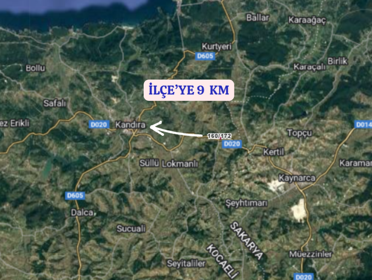 KOCAELİ KANDIRA NEFSİYADEŞ   KÖYÜNDE 2.826  M²  TARLA  SATILIKTIR - KOCAELİ KANDIRA fotoğraf 6