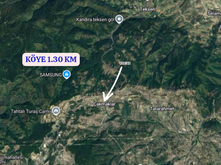 KOCAELİ KANDIRA ÇAKMAKLAR  KÖYÜNDE 2.893 M²  TARLA  SATILIKTIR - KOCAELİ KANDIRA fotoğraf 4