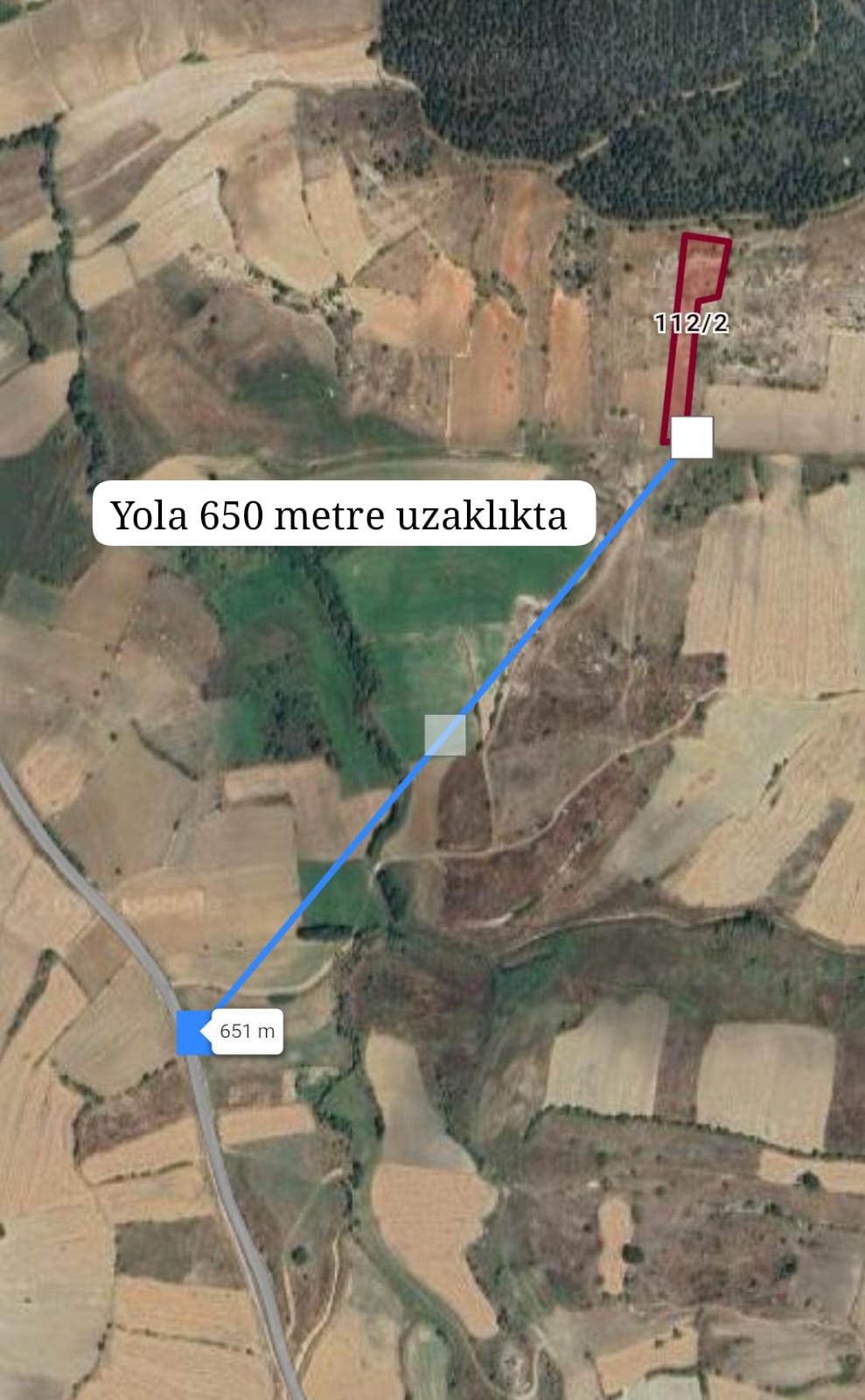KÜTAHYA GEDİZ SAMRALAR KÖYÜNDE 3.921 M² TARLAMIZ SATILIKTIR. - KÜTAHYA GEDİZ fotoğraf 3