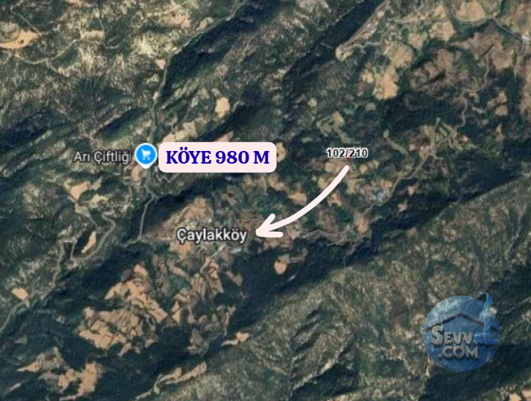 BOLU GÖYNÜK ÇAYLAK  KÖYÜNDE  828 M²  TARLA  SATILIKTIR - BOLU GÖYNÜK fotoğraf 5