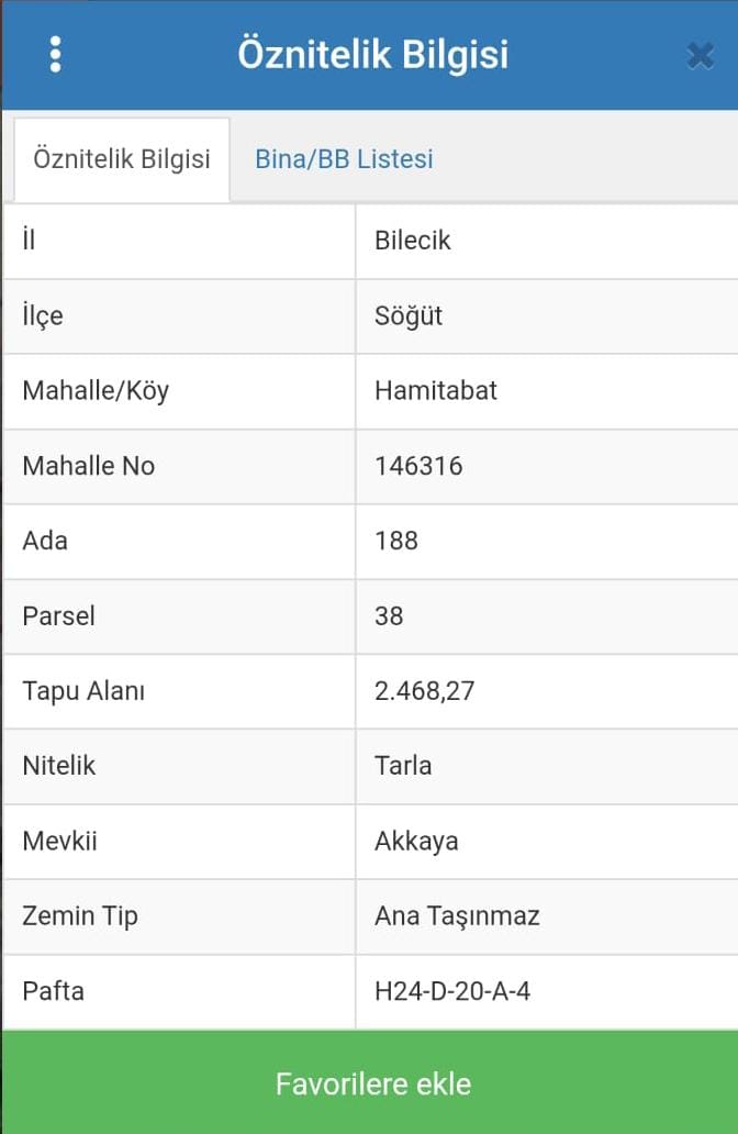     BİLECİK SÖĞÜT HAMİTABAT MAH. 2.468M² TARLA  SATILIKTIR - BİLECİK SÖĞÜT fotoğraf 6