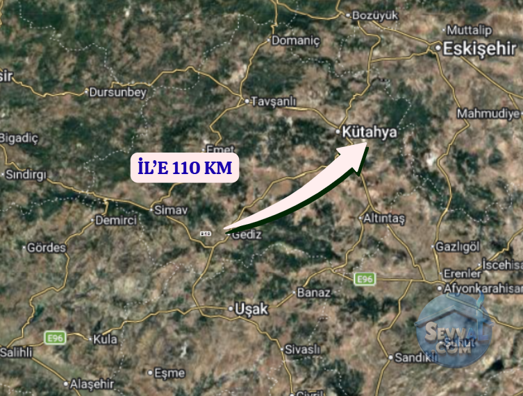 KÜTAHYA ŞAPHANE ÜÇBAŞ  KÖYÜNDE 10.200 M²  TARLA  SATILIKTIR - KÜTAHYA ŞAPHANE fotoğraf 6