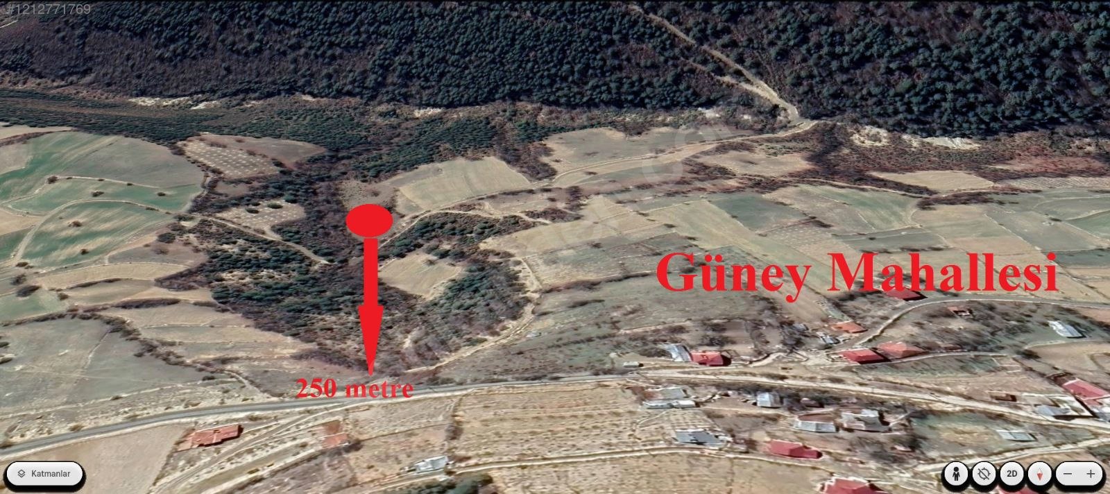ATAKUM GÜNEY MAH. 1321 m2 YATIRIMLIK TARLA YOLU VAR - SAMSUN ATAKUM fotoğraf 3