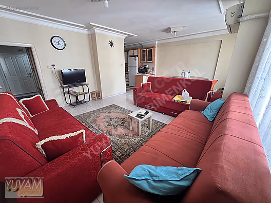 DENİZ MANZARALI 2+1 GENİŞ OTURUM EŞYALI DAİRE - MERSİN MEZİTLİ fotoğraf 21