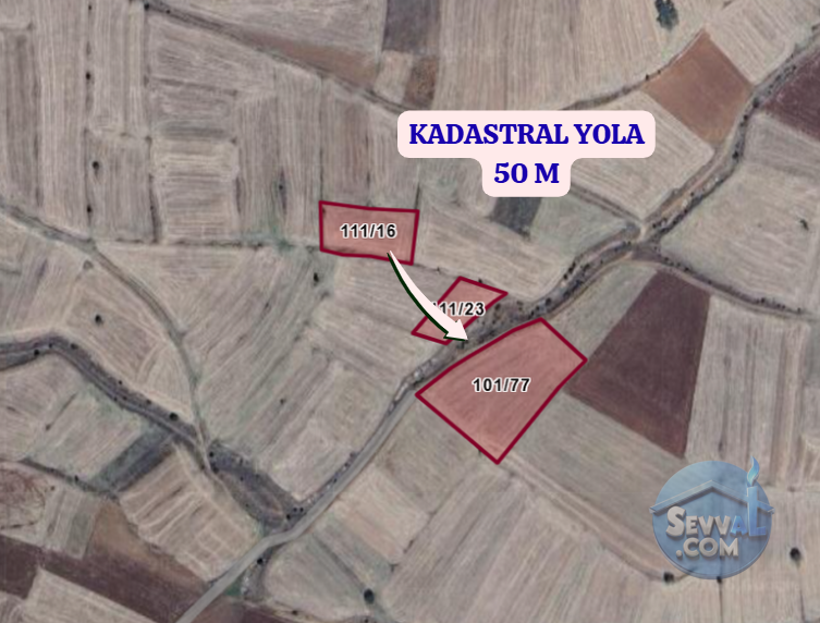 KÜTAHYA ÇAVDARHİSAR GÖKAĞAÇ  KÖYÜNDE  2.395 M²  TARLA SATILIKTIR - KÜTAHYA ÇAVDARHİSAR fotoğraf 3