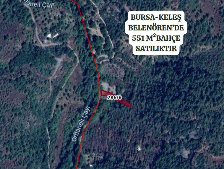 BURSA KELEŞ BELENÖREN'DE 551  M² BAHÇE SATILIKTIR - BURSA KELES fotoğraf 2
