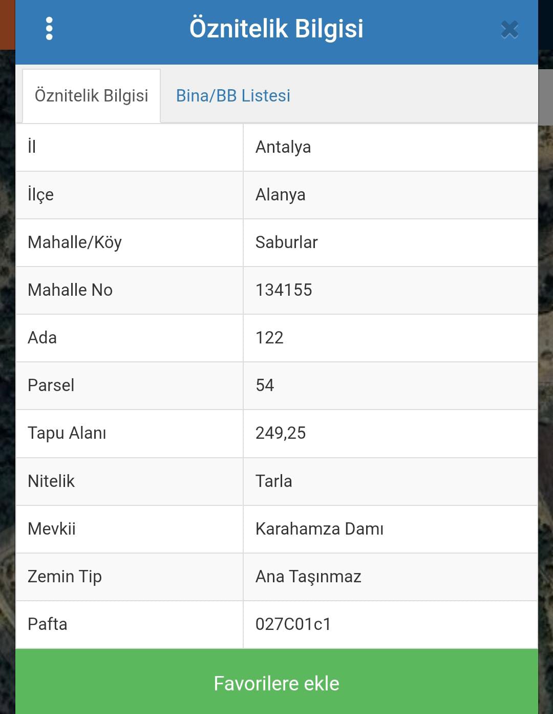 SADECE NAKİT ANTALYA ALANYA SABURLAR DA DENİZE 15KM 249 M² TARLA