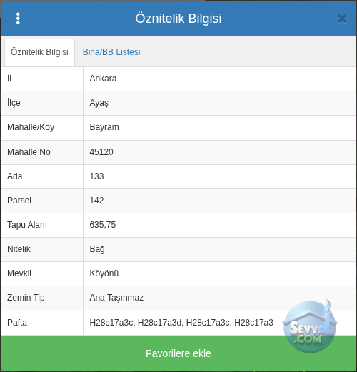 ANKARA AYAŞ BAYRAM 636 m² SATILIK ARSA - ANKARA AYAŞ fotoğraf 3