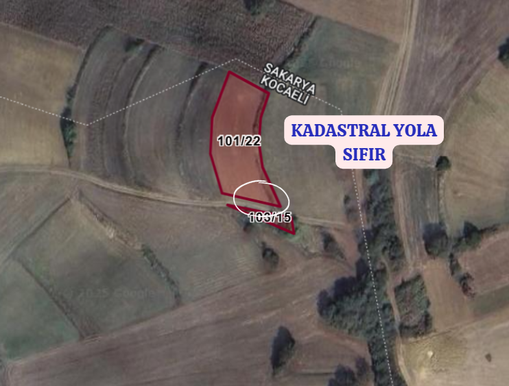 KOCAELİ KANDIRA ALEFLİ  KÖYÜNDE 120  M² TARLA  SATILIKTIR - KOCAELİ KANDIRA fotoğraf 3