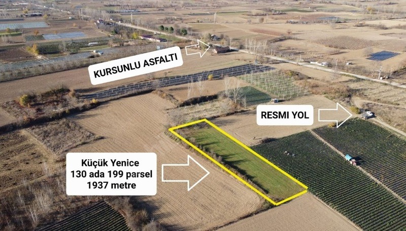 KURSUNLU ASFALTINA YAKIN 1938 M² TARLA - BURSA İNEGÖL fotoğraf 6